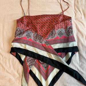 Scarf Zara Satin Top